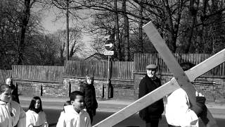 preview picture of video 'Good Friday Walk of Witness in Ormskirk Easter 2013'