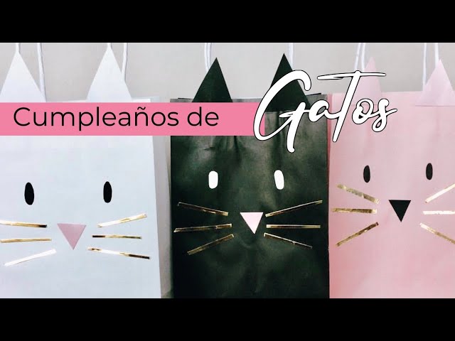 Vídeo relacionado con XJLANTTE 107 piezas de decoraciones para fiestas de cumpleaños de gatos, que incluyen platos para gatos, vasos, mantel, pancarta MEOW para suministros de fiesta de cumpleaños con temática de gatos