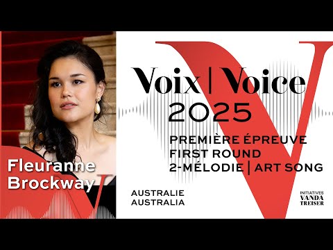 CMIM 2025 Voix | Voice - Fleuranne Brockway : Dvořák, Mahler, Duparc, Sibelius, Britten