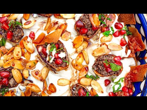 MOUTHWATERING EGGPLANT FATTEH | فتة باذنجان ولا أطيب