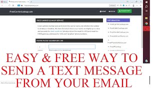 How-to send a Text Message from your Email