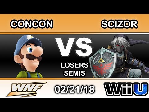 WNF 1.3 - SS | Mr. ConCon (Luigi) Vs. Scizor (Link) Losers Semis - Smash 4