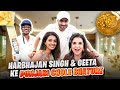 Harbhajan Singh Aur Geeta Basra Ka Punjabi Khana Aur Cricket Ka Hungama FarahKhanK