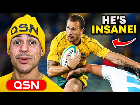 American Reacts to Quade Cooper Highlights (INSANE Player!)