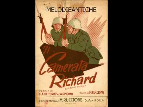 Aldo Visconti - Il Camerata Richard (con testo)