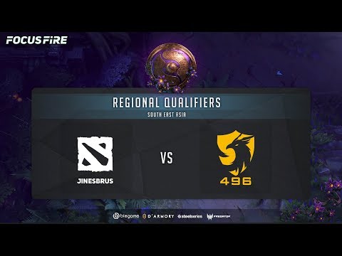 Team Jinesbrus vs Team 496 (BO1) | The International 2019 Southeast Asia Closed Qualifiers