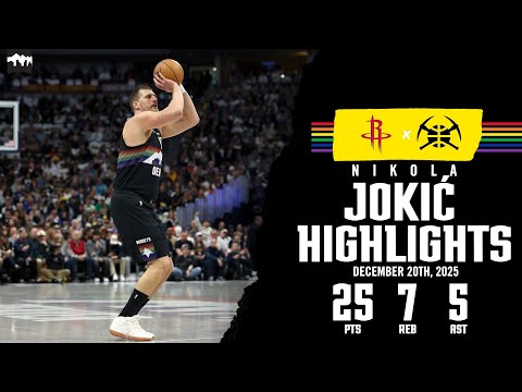 Nikola Jokić 25-Point Game Highlights | vs. HOU