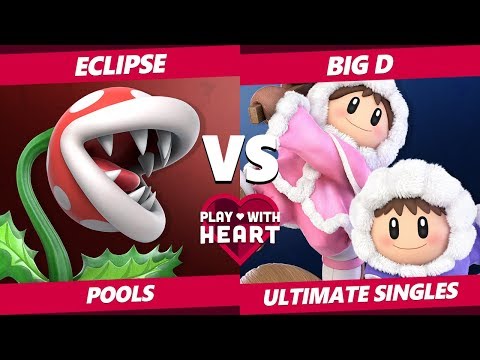 Play With Heart SSBU - Eclipse (Piranha Plant) Vs. Big D (Ice Climbers) Smash Ultimate Tournament