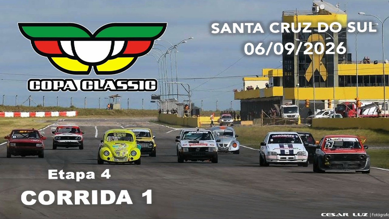 Copa Classic/MPC corrida 1 - Etapa 4 Santa Cruz do Sul 06.09.2026