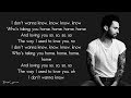 Maroon 5, Kendrick Lamar - Don't Wanna Know (Lyrics)