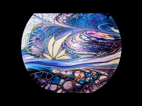 Abstract Fluid Art #acrylicpouring #fluidart #tlp