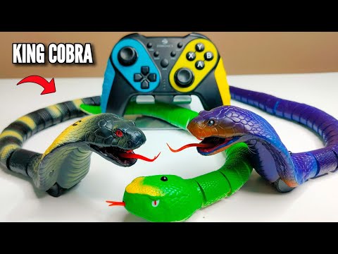 RC Green Jungle Fastest Snake Vs King Cobra Unboxing & Testing Prank Gadgets - Chatpat toy tv