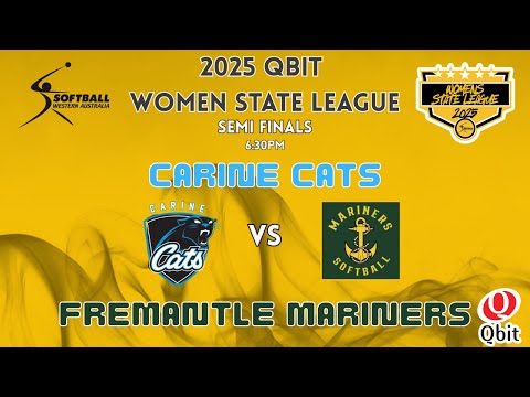 2025 Qbit Womens State League SEMI FINAL Carine Cats v Fremantle Mariners