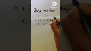 Time and Work | Easy Trick | #ssccgl #time #work #maths #aptitude