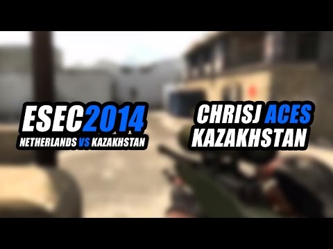 ESEC 2014 - chrisJ from Netherlands vs Kazakhstan (AWP ACE!)