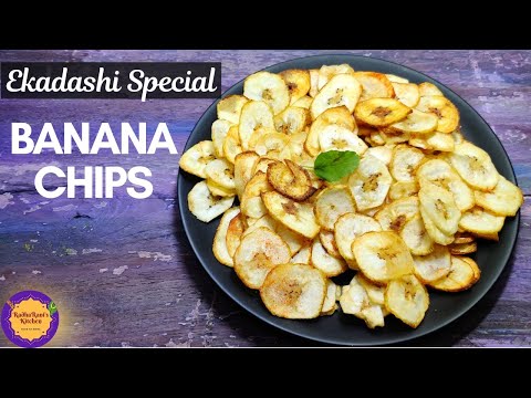 Ekadashi Special Banana Chips | Banana Wafers | Crispy Thin Banana chips at Home | Ekadashi recipe