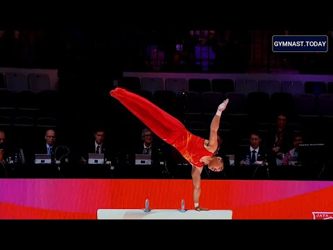 Top 3 in Men's Pommel Horse Final - 2025 Jakarta Gymnastics World Championship