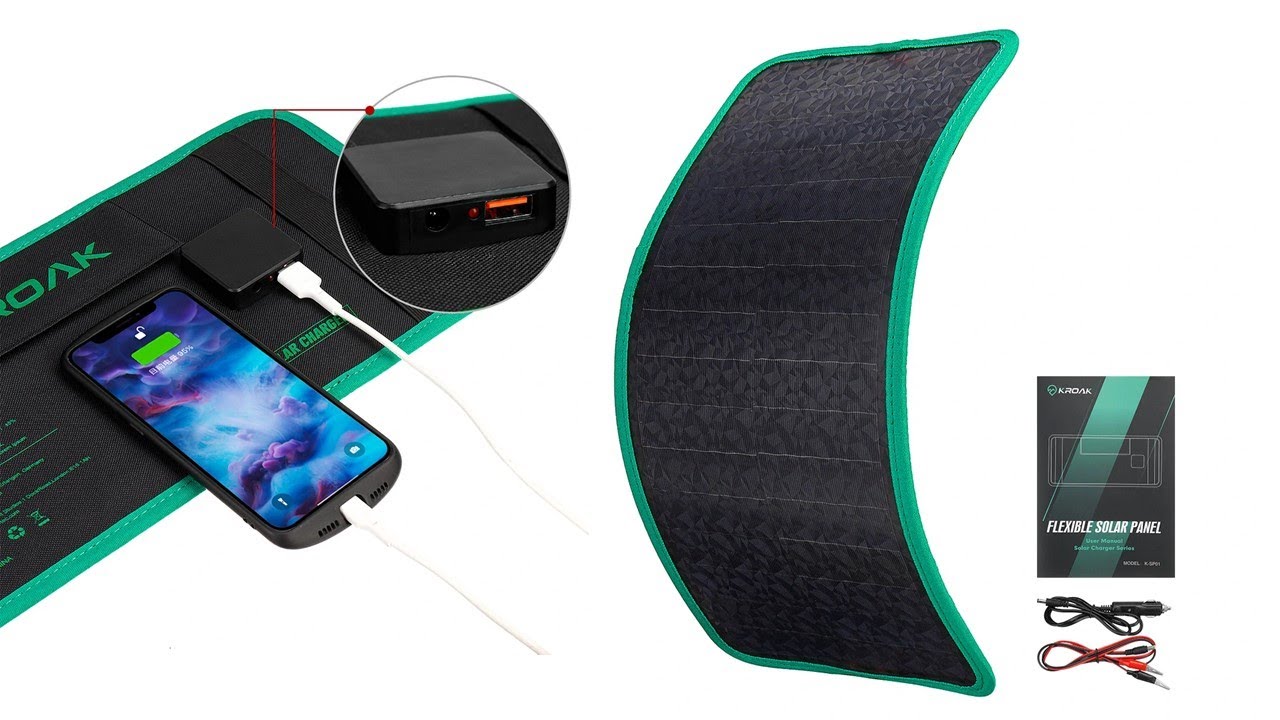 Carregador Solar Portátil 20W KROAK K-SP01, Review!