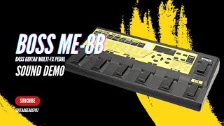 Video thumbnail for The Boss ME-8B Bass Guitar Multi Effects Pedal: A Sound Demo by Guitar Gear Spot