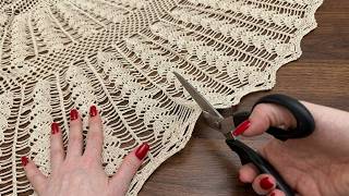 I Turned Grandma’s Old Lace Tablecloth Into a MASTERPIECE! 😱 | Amazing Upcycling &amp; Recycling Idea