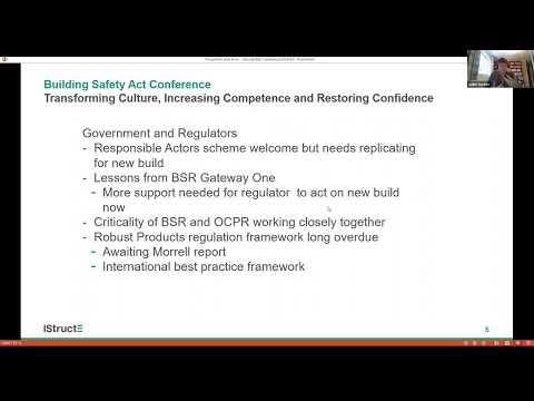 Building Safety Act Conference - Dame Judith Hackitt - Keynote Address