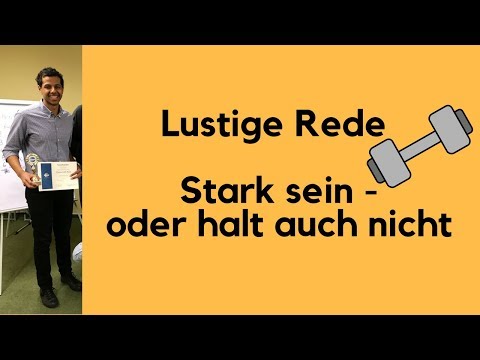 Lustige Rede - Vom stark sein