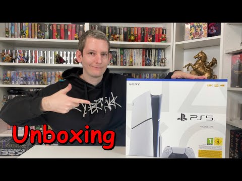 Sony Playstation 5 Slim Konsole Unboxing - Deutsch