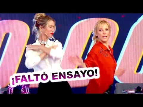 Nicole Neumann y Jimena Monteverde intentaron bailar "La Macarena" pero no salió como esperaban