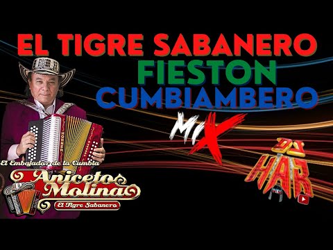 ANICETO MOLINA EL TIGRE SABANERO FIESTON CUMBIAMBERO MIX DJ HAR