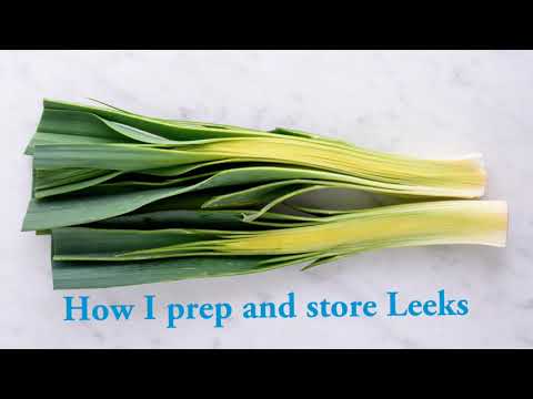 , title : 'How I store leeks in fridge'
