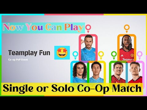 How To Play Solo🤩 Co Op Event !  #efootball2024 #youtube #football
