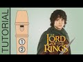 Concerning Hobbits (Lord of the Rings Theme Song) - Recorder Flute Tutorial