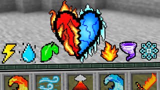 Minecraft, but there’s ELEMENTAL Hearts…
