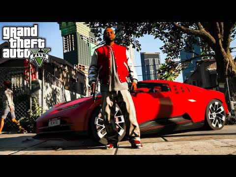BLOODS VS CRIPS GANG WAR 29 - NEW 2020 BUGATTI CENTODIECI  (GTA 5 MODS)