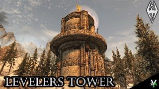 LEVELERS TOWER!!- Massive Player Home!!- Xbox Modded Skyrim Mod Showcase