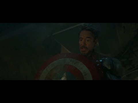 Tony Helps Steve Get Up // Iron Man With Cap's Shield | Avengers: Endgame [Blu-Ray HD]