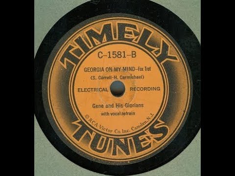 Gene Kardos & His Orchestra "Georgia On My Mind" Hoagy Carmichael song (1931) friend of Bix