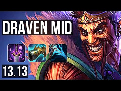DRAVEN vs KAI'SA (MID) | 500+ games, Legendary, 10/4/13 | NA Master | 13.13