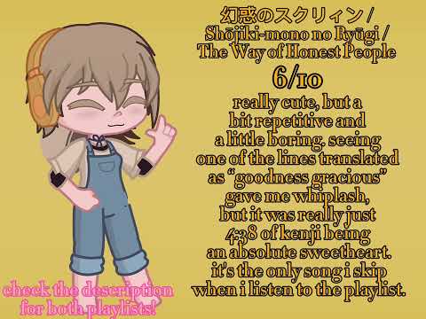 rating/ranking all of the bungo stray dogs character songs