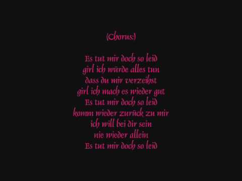 F-Raz Es tut mir doch so leid (mit Lyrics)
