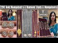 Rs 16K Starts Tanishq 22Kt Gold Short Long Diamond Mangalsutra Designs Tanishq Diamond Studs
