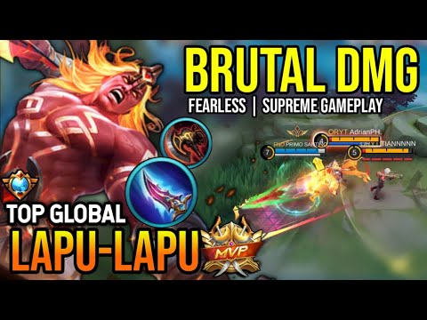 LAPU-LAPU BEST BUILD 2023 | TOP GLOBAL LAPU-LAPU GAMEPLAY | MOBILE LEGENDS✓