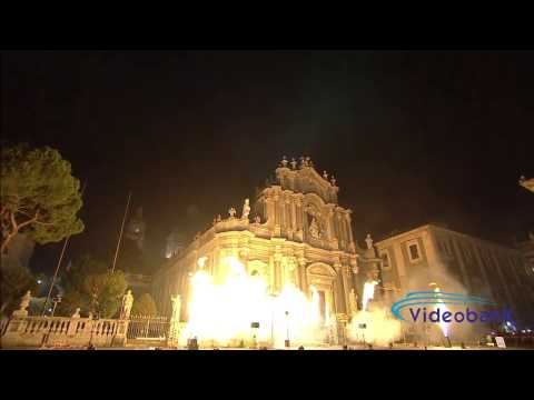 Festa di Sant'Agata 2017, Catania  spettacolo piromusicale "sira 'o tri"