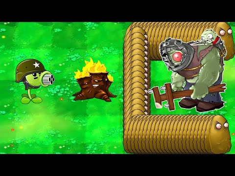 Gatling Pea combine WinterMelon KO Gargantuer | Plants vs Zombies Best Mod | Play and Download