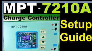 How to Program MPT-7210A Boost Solar Charge Controller - Setup Guide