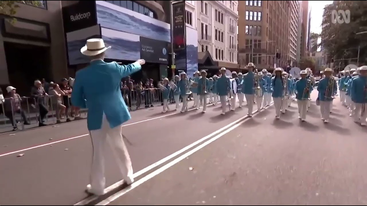 Castle Hill RSL Youth Wind Orchestra - Anzac Day 2025 Sydney City March