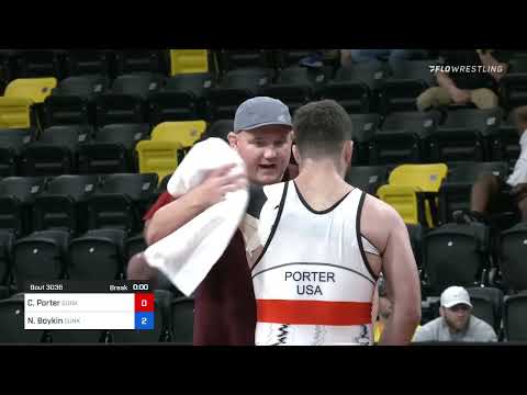 97 Kg Consolation - Chad Porter, Sunkist Kids Wrestling Club Vs Nicholas Boykin, Sunkist Kids Wres