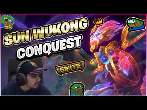 SUN WUKONG, SACANDO AL MONO DE PASEO | Julio | Smite Ranked Conquest 🐒