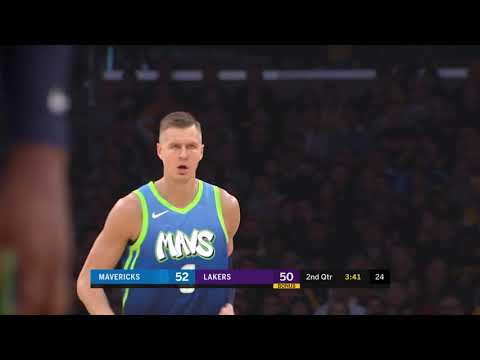 Kristaps Porzingis (15 points) Highlights vs LA Lakers