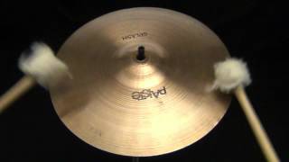Video thumbnail for Paiste 2002, 11" Splash Cymbal Sound Sample Video, 362 Grams, The Drum Experts by TheDrumExperts